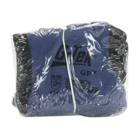 Blue XL G-Tek GP, 13G Blue Nylon Shell, Black Nitrile MicroSurface, Vend Pk Seamless Knits for General Duty 1 Pair 34-500V/XL