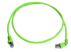 Telegartner, 1m Cat6a, Green RJ45 to Male RJ45 Male, S/FTPShielded, Terminated LSZH Sheath