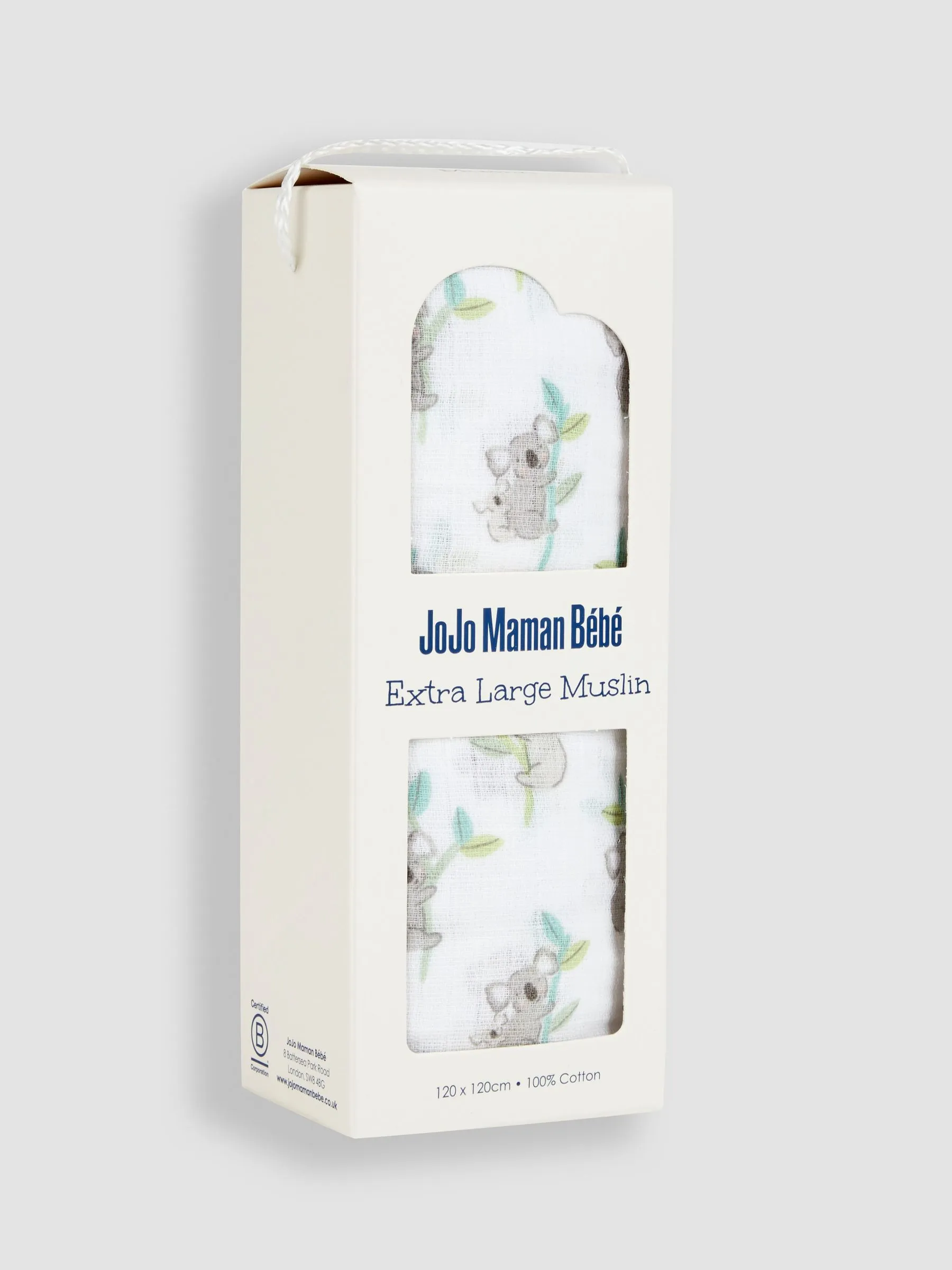 White Koala Extra Large Muslin